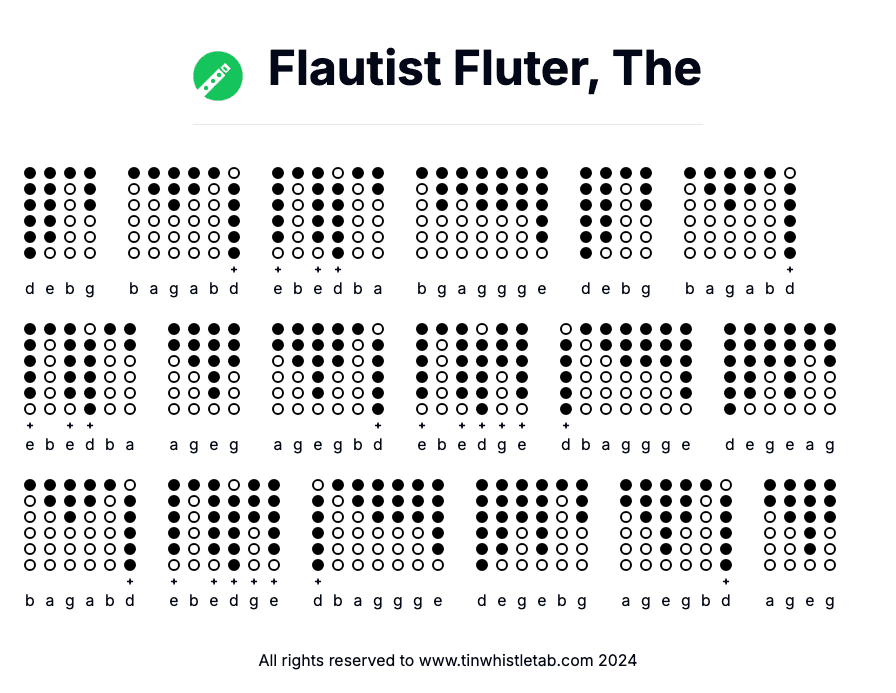 Image of Flautist Fluter, The Tin Whistle Tabs