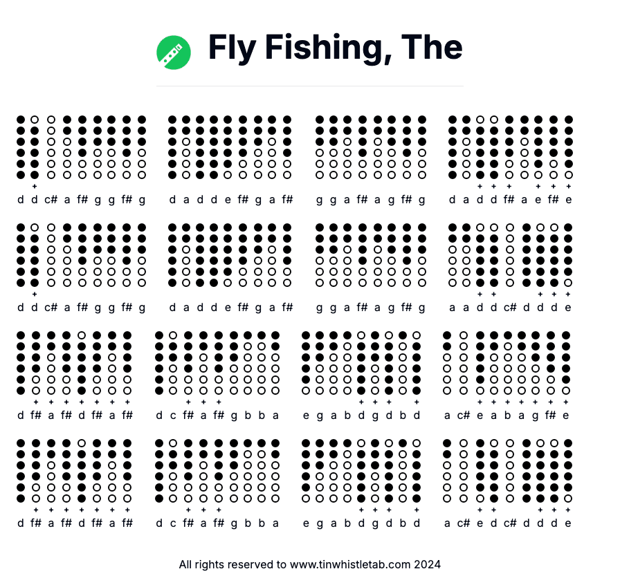 Image of Fly Fishing, The Tin Whistle Tabs