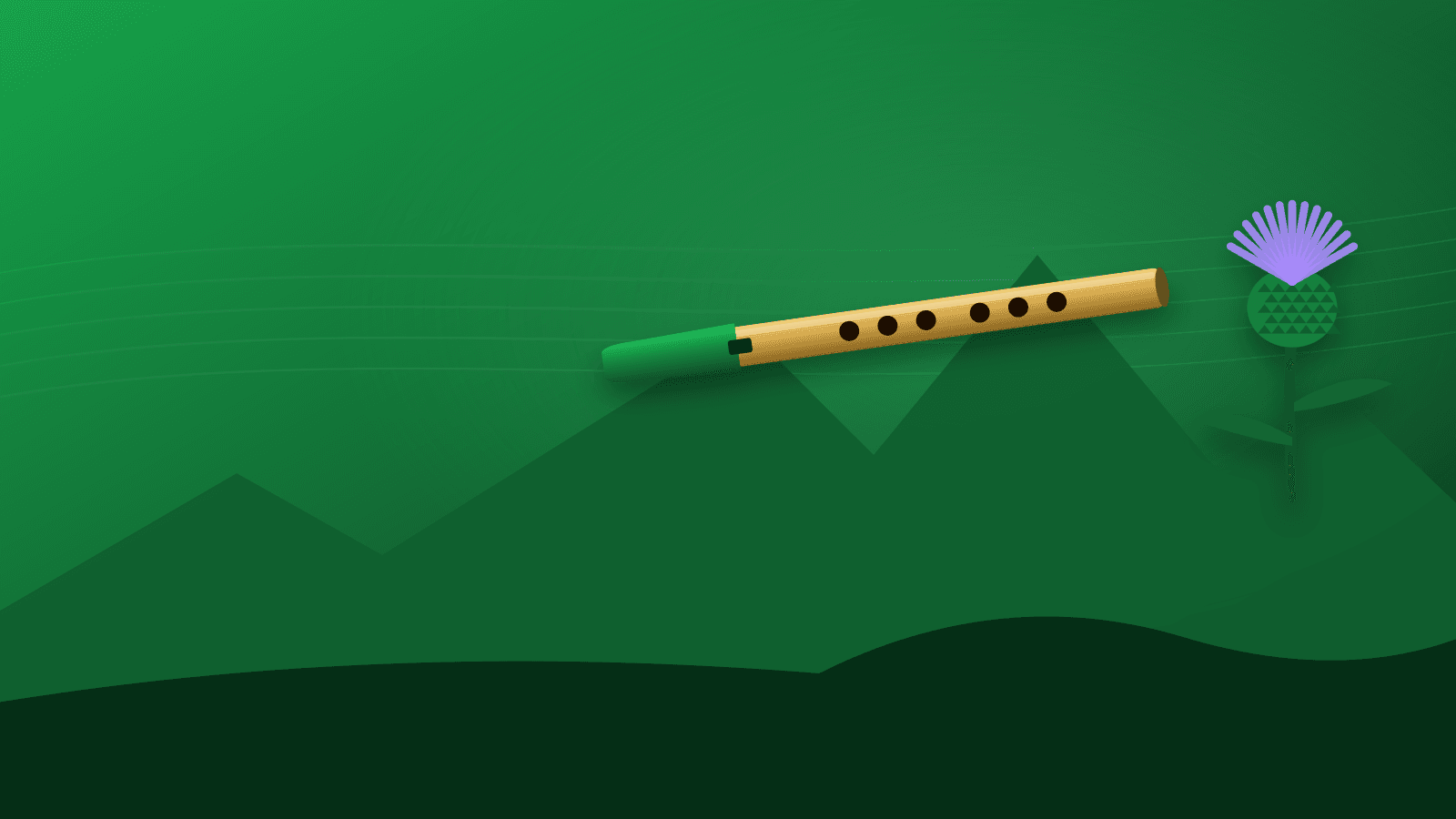 Scottish Tunes on the Tin Whistle – banner illustration
