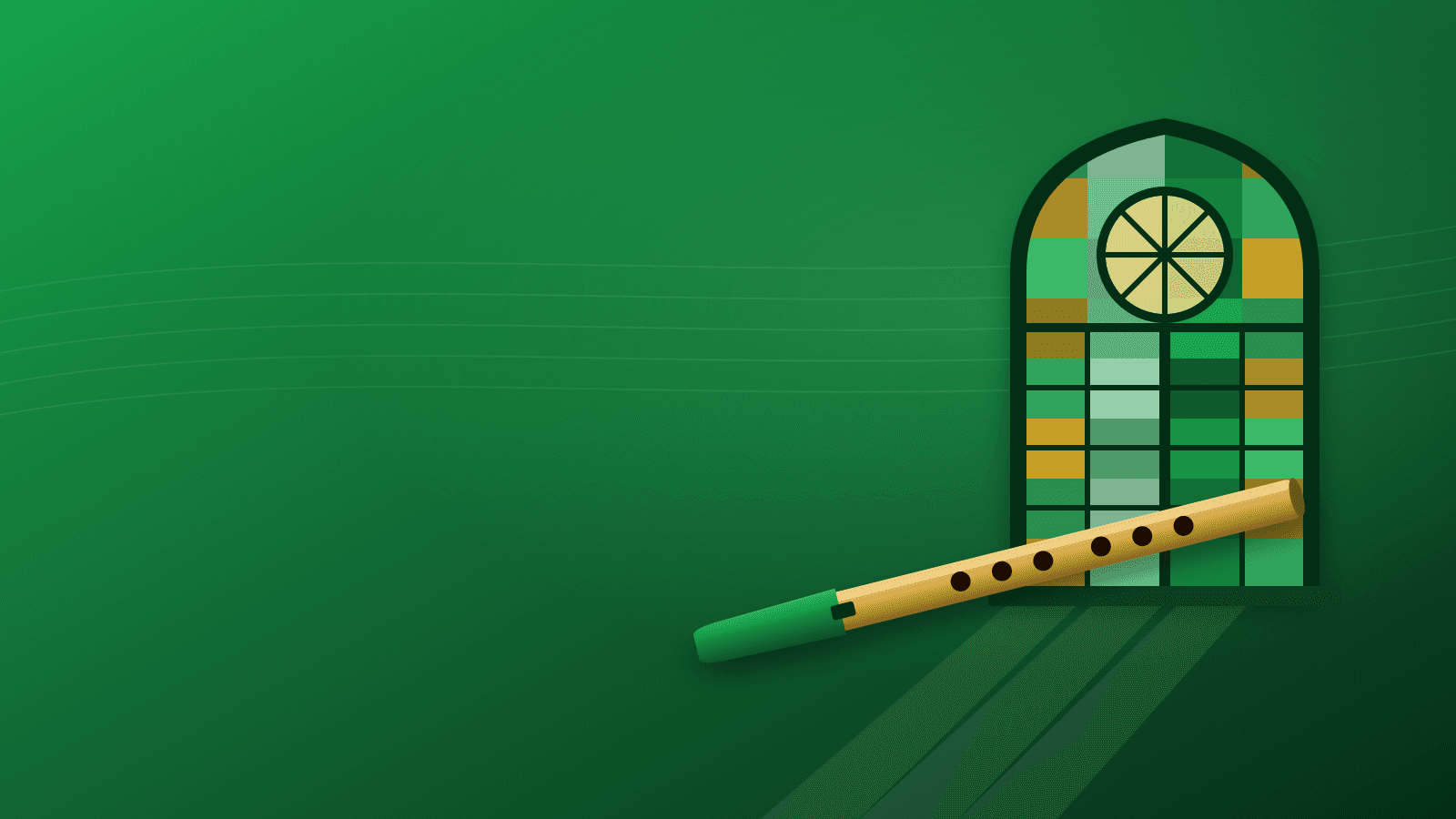 Hymns and Church Music on the Tin Whistle – banner illustration